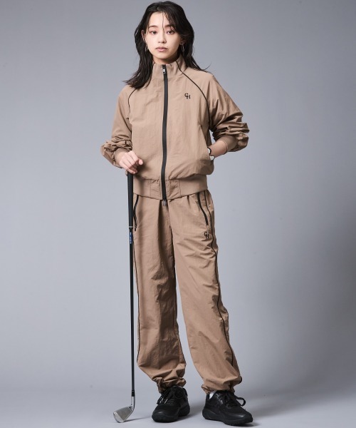 CHIC STYLE（シックスタイル）の「配色ラインパンツ＜大きいサイズ有＞シックスタイルゴルフ（その他パンツ・レディース・モカ/ブラック・5L/4L/3L/LL/L/M）」の4枚目の写真