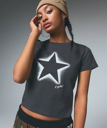 X-girl | SPRAY STAR S/S BABY TEE(Tシャツ/カットソー)