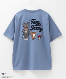 【TOM&JERRY /トムとジェリー】 バックサガラ刺繍Tシャツ