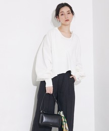 qualite scape | 【大人のスウェット】キーネックオーバースウェット(スウェット)