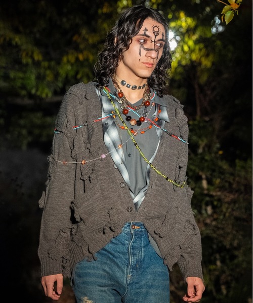 アモク　AMOK  multi docking  cardigan カーディガン アモク AMOK multi docking cardigan カーディガン - メルカリ