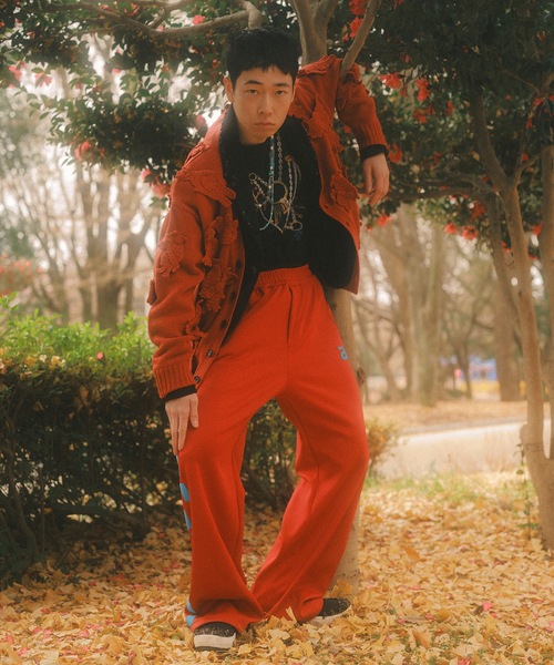 amok（アモク）の「MONSTER CROCHET KNIT CARDIGAN（カーディガン/ボレロ・メンズ・ブラウン/レッド・S/M）」の3枚目の写真