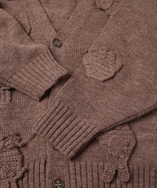 amok（アモク）の「MONSTER CROCHET KNIT CARDIGAN（カーディガン/ボレロ・メンズ・ブラウン/レッド・S/M）」の20枚目の写真