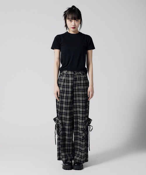 Chick（チック）の「Basic Tight CHIBI T-shirt / ベーシック タイトシルエットチビTシャツ 2026年春夏（Tシャツ/カットソー・レディース・ライトブルー/ブラック/ホワイト/ライトピンク/ライトイエロー・FREE）」の19枚目の写真