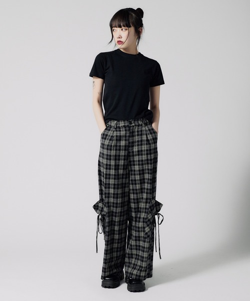 Chick（チック）の「Basic Tight CHIBI T-shirt / ベーシック タイトシルエットチビTシャツ 2026年春夏（Tシャツ/カットソー・レディース・ライトブルー/ブラック/ホワイト/ライトピンク/ライトイエロー・FREE）」の20枚目の写真