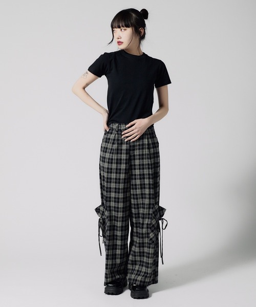 Chick（チック）の「Basic Tight CHIBI T-shirt / ベーシック タイトシルエットチビTシャツ 2026年春夏（Tシャツ/カットソー・レディース・ライトブルー/ブラック/ホワイト/ライトピンク/ライトイエロー・FREE）」の21枚目の写真