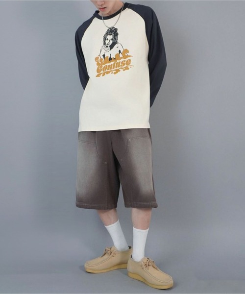 SPINNS(スピンズ)の「ラグラン長袖ロンT/ガールデザイン(Tシャツ/カットソー・メンズ・ホワイト系その他/ホワイト系その他2/ホワイト系その他3・ONESIZE)」の18枚目の写真