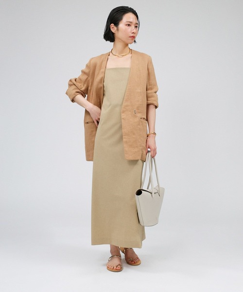 BABYLONE（バビロン）の「ソモウライクキャミワンピース（ワンピース・レディース・チャコール/ベージュ・FREE）」の13枚目の写真