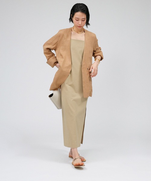 BABYLONE（バビロン）の「ソモウライクキャミワンピース（ワンピース・レディース・チャコール/ベージュ・FREE）」の15枚目の写真