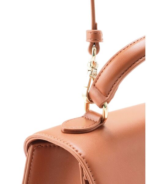 LAGUNAMOON（ラグナムーン）の「ラタンコンビミニバッグ（ハンドバッグ・レディース・ブラック/ブラウン・FREE）」の8枚目の写真