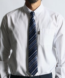 The DUFFER of ST.GEORGE（ザダファーオブセントジョージ）の「DUFFER ORIGINAL STRIPE×SOLID TIE：DUFFERオリジナル ストライプタイ（ネクタイ）」
