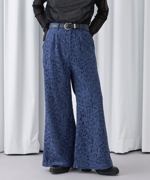 コードレースフレアパンツ/SET UP対応（その他パンツ）｜Ellno Loset