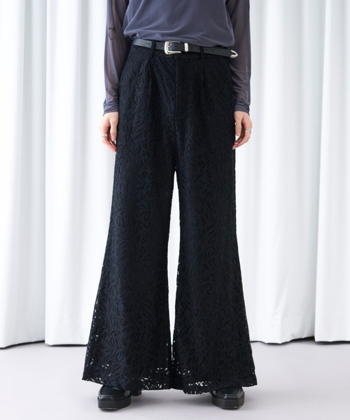 Ellno Loset（エルノロゼット）の「コードレースフレアパンツ/SET UP対応（その他パンツ・メンズ・パープル/ブラック/ブルーグレー/ブルー・LARGE/SMALL/X-SMALL/MEDIUM）」の17枚目の写真