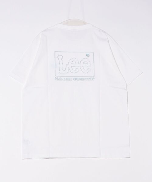 Lee(リー)の「Lee/リー 【ベストセラー】ブランドロゴ バックプリントTシャツ/半袖Tシャツ/プリントTシャツ/バックプリントTシャツ(Tシャツ/カットソー・メンズ・ホワイト/ホワイト系その他/ブラック系その他/ブラック・SMALL/MEDIUM/LARGE/X-LARGE)」の15枚目の写真