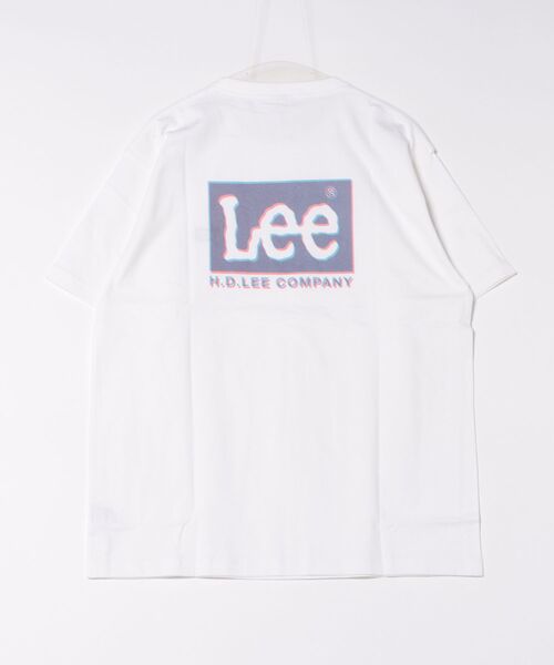Lee(リー)の「Lee/リー 【ベストセラー】ブランドロゴ バックプリントTシャツ/半袖Tシャツ/プリントTシャツ/バックプリントTシャツ(Tシャツ/カットソー・メンズ・ホワイト/ホワイト系その他/ブラック系その他/ブラック・SMALL/MEDIUM/LARGE/X-LARGE)」の14枚目の写真