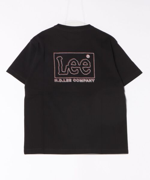 Lee(リー)の「Lee/リー 【ベストセラー】ブランドロゴ バックプリントTシャツ/半袖Tシャツ/プリントTシャツ/バックプリントTシャツ(Tシャツ/カットソー・メンズ・ホワイト/ホワイト系その他/ブラック系その他/ブラック・SMALL/MEDIUM/LARGE/X-LARGE)」の13枚目の写真