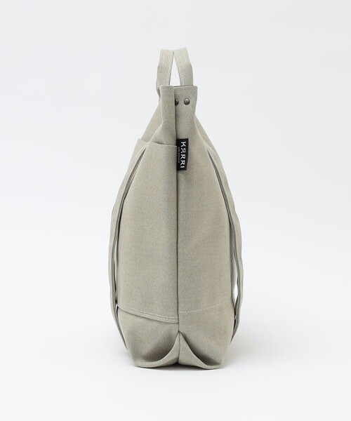 SHIPS（シップス）の「KARRI: POLY CANVAS 2WAY TOTE M（トートバッグ・メンズ・ライトグレー/ネイビー・ONE SIZE）」の10枚目の写真