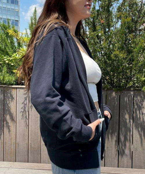 ROXY(ロキシー)の「OUR STYLE FLOW ZIP /ロキシーロゴバックプリントジップアップパーカー(スウェット・レディース・ホワイト/ブラウン/ブラック・MEDIUM/LARGE)」の19枚目の写真