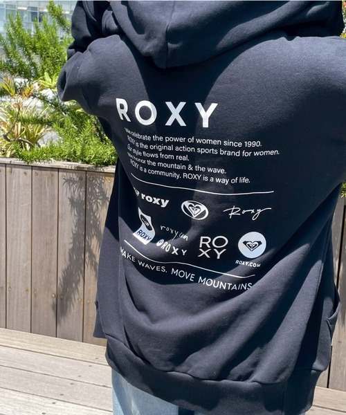 ROXY(ロキシー)の「OUR STYLE FLOW ZIP /ロキシーロゴバックプリントジップアップパーカー(スウェット・レディース・ホワイト/ブラウン/ブラック・MEDIUM/LARGE)」の20枚目の写真