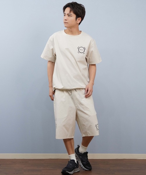 RVCA(ルーカ)の「RVCA/ルーカ ラッシュガード/水陸両用/ユーティリティー 半袖Tシャツ セットアップ対応 BF04A-P89(ラッシュガード・メンズ・ライトカーキ/ブラック・L/M/S)」の13枚目の写真