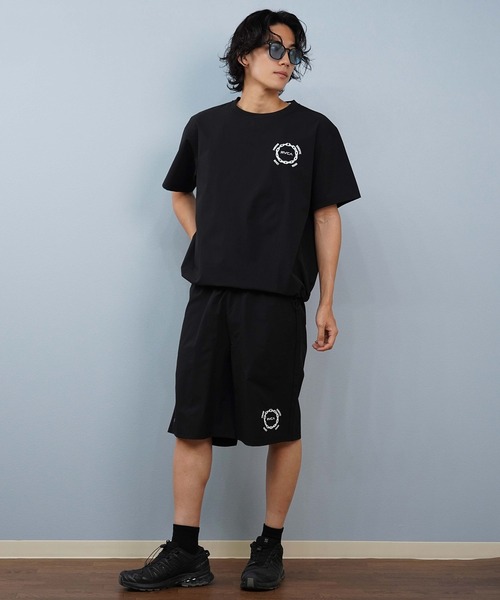 RVCA(ルーカ)の「RVCA/ルーカ ラッシュガード/水陸両用/ユーティリティー 半袖Tシャツ セットアップ対応 BF04A-P89(ラッシュガード・メンズ・ライトカーキ/ブラック・L/M/S)」の9枚目の写真
