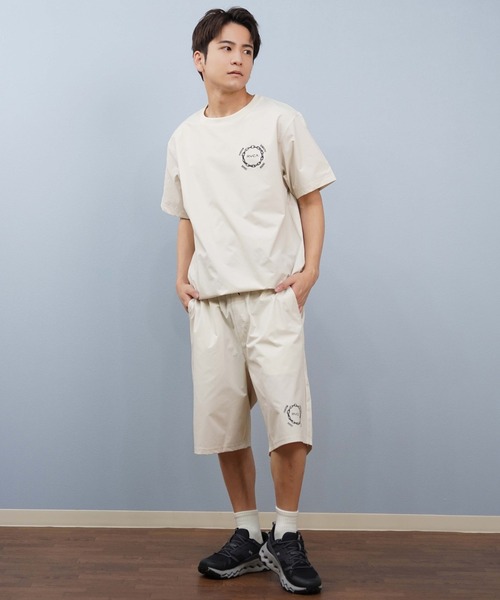 RVCA(ルーカ)の「RVCA/ルーカ ラッシュガード/水陸両用/ユーティリティー 半袖Tシャツ セットアップ対応 BF04A-P89(ラッシュガード・メンズ・ライトカーキ/ブラック・L/M/S)」の14枚目の写真