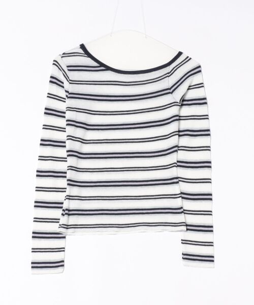 tシャツ ワンショルダーボーダートップス レディース FUNdaysion tシャツ ボーダーワンショルダートップス レディース