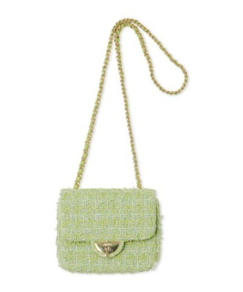 DT★Max Mara★azoto ツイードショルダーバッグ 4516045506026-a-