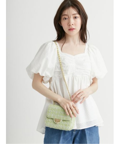DT★Max Mara★azoto ツイードショルダーバッグ 340112645_1.jpg