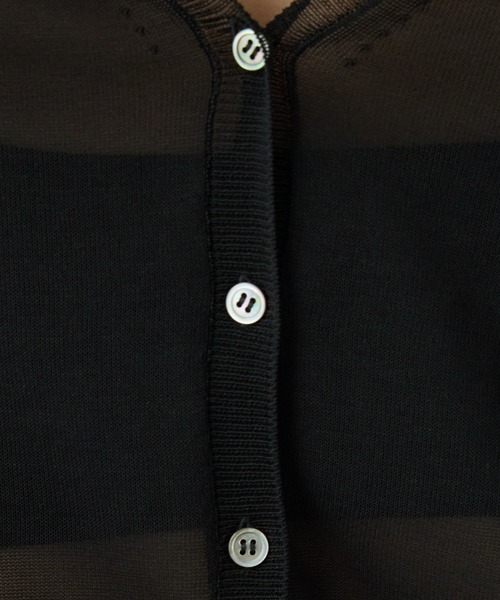 Chaos（カオス）の「Chaos(カオス)/キルシェニットベストカーディガン（カーディガン/ボレロ・レディース・ホワイト/ピンク/ブラック・FREE）」の22枚目の写真