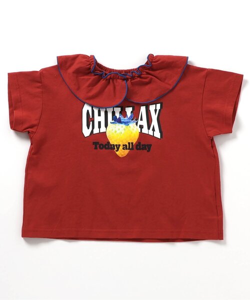 BREEZE（ブリーズ）の「【WEB限定/ジュニア対応】襟付き半袖Tシャツ（Tシャツ/カットソー・キッズ・イエロー/サーモンピンク/レッド/グレー・100/130/120/110/90/80/140）」の4枚目の写真