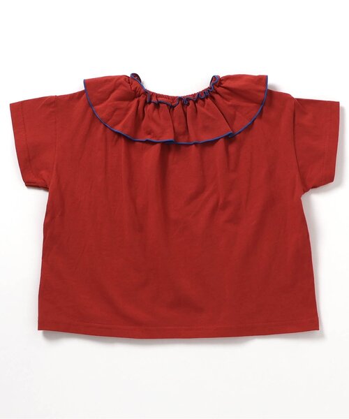 BREEZE（ブリーズ）の「【WEB限定/ジュニア対応】襟付き半袖Tシャツ（Tシャツ/カットソー・キッズ・イエロー/サーモンピンク/レッド/グレー・100/130/120/110/90/80/140）」の10枚目の写真