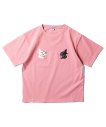 HOUSTON 刺繍半袖Tシャツ(CAT)