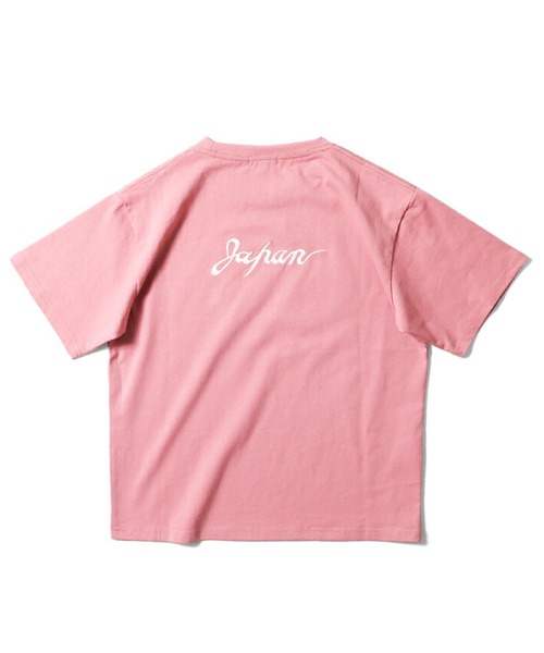 HOUSTON（ヒューストン）の「HOUSTON 刺繍半袖Ｔシャツ(CAT)（Tシャツ/カットソー・レディース・ピンク/イエロー/チャコールグレー/オフホワイト・1/0）」の8枚目の写真