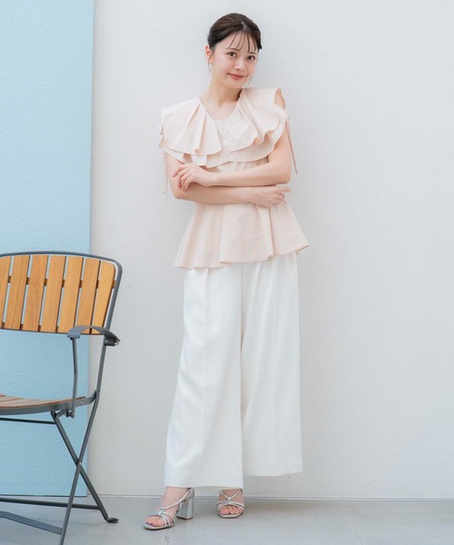 新品❤️Noela テーパードパンツ　ノエラ パール付テーパードパンツ | その他パンツ | Noela OFFICIAL WEB