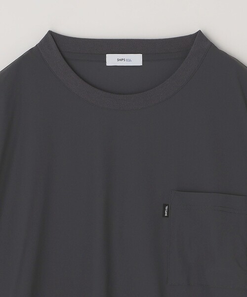 SHIPS any（シップス エニィ）の「【WEB限定】SHIPS any:〈接触冷感〉ストレッチ ナイロン リラックス Tシャツ(セットアップ対応)◇（Tシャツ/カットソー・メンズ・ダークグレー/ブラック/トップグレー・MEDIUM/LARGE/X-LARGE）」の20枚目の写真