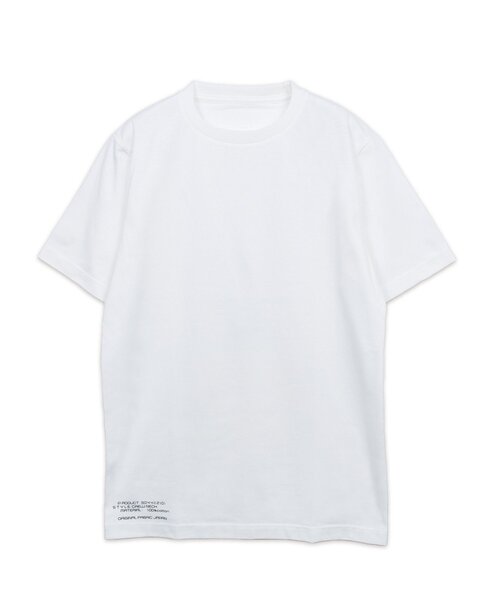 CUSTOM CULTURE(カスタムカルチャー)の「【Custom Culture】空紡糸シルケット加工天竺クルーネックTシャツ(Tシャツ/カットソー・メンズ・モカ/ホワイト系1/ライトベージュ/ブラック/チャコールグレー・2/3)」の2枚目の写真