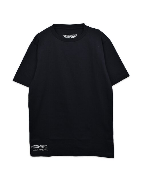 CUSTOM CULTURE(カスタムカルチャー)の「【Custom Culture】空紡糸シルケット加工天竺クルーネックTシャツ(Tシャツ/カットソー・メンズ・モカ/ホワイト系1/ライトベージュ/ブラック/チャコールグレー・2/3)」の3枚目の写真