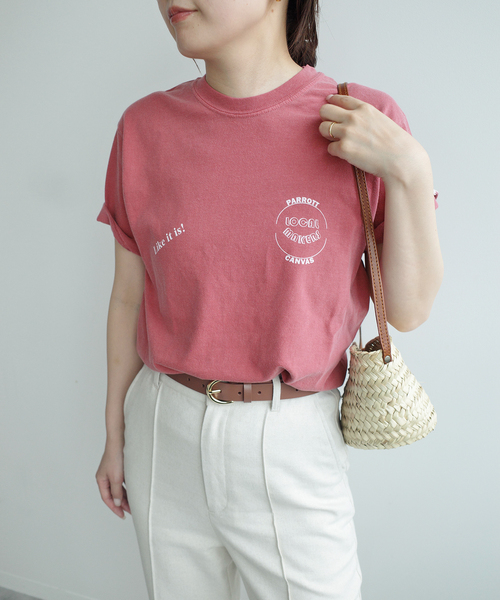 PARROTT CANVAS(パロットキャンバス)の「PARROTT CANVAS/パロットキャンバス ローカルメーカーズTEE(Tシャツ/カットソー・レディース・ブラック/レッド・FREE)」の17枚目の写真
