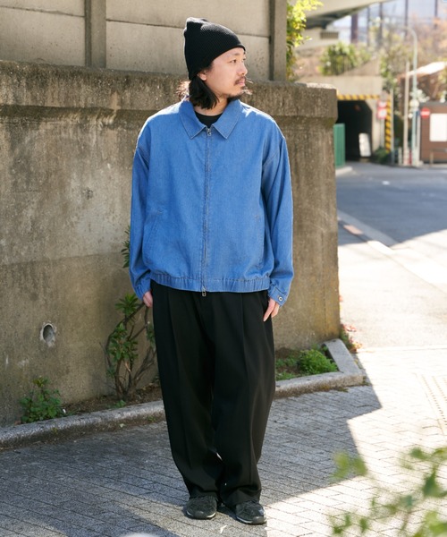 NO NEED（ノーニード）の「メッシュデニムブルゾン（ブルゾン・メンズ・ネイビー/ブラック/ブルー・M/L）」の11枚目の写真