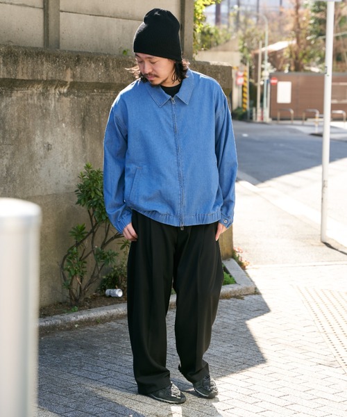 NO NEED（ノーニード）の「メッシュデニムブルゾン（ブルゾン・メンズ・ネイビー/ブラック/ブルー・M/L）」の12枚目の写真