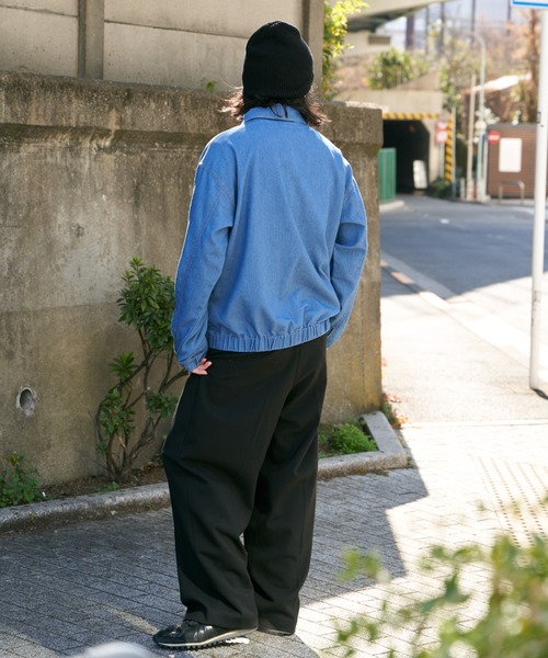 NO NEED（ノーニード）の「メッシュデニムブルゾン（ブルゾン・メンズ・ネイビー/ブラック/ブルー・M/L）」の14枚目の写真