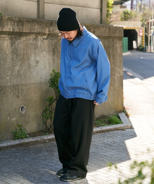 NO NEED（ノーニード）の「メッシュデニムブルゾン（ブルゾン・メンズ・ネイビー/ブラック/ブルー・M/L）」の16枚目の写真