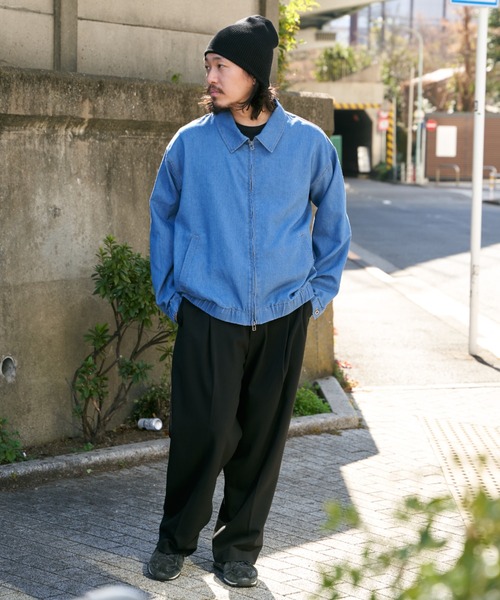 NO NEED（ノーニード）の「メッシュデニムブルゾン（ブルゾン・メンズ・ネイビー/ブラック/ブルー・M/L）」の18枚目の写真