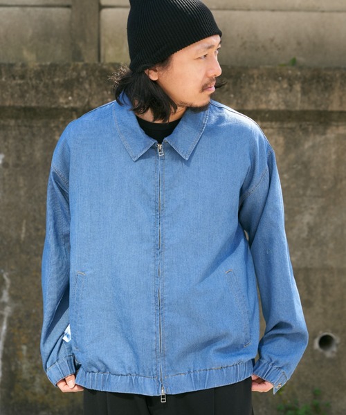 NO NEED（ノーニード）の「メッシュデニムブルゾン（ブルゾン・メンズ・ネイビー/ブラック/ブルー・M/L）」の7枚目の写真