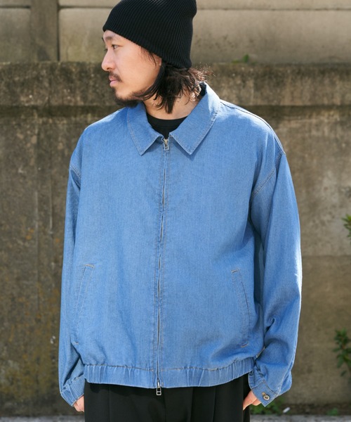 NO NEED（ノーニード）の「メッシュデニムブルゾン（ブルゾン・メンズ・ネイビー/ブラック/ブルー・M/L）」の9枚目の写真