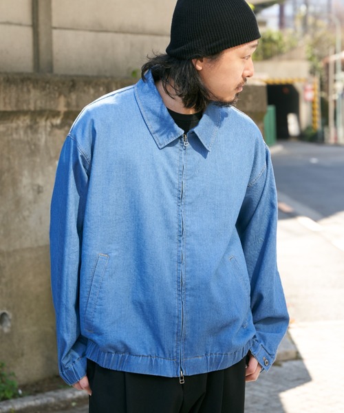 NO NEED（ノーニード）の「メッシュデニムブルゾン（ブルゾン・メンズ・ネイビー/ブラック/ブルー・M/L）」の10枚目の写真