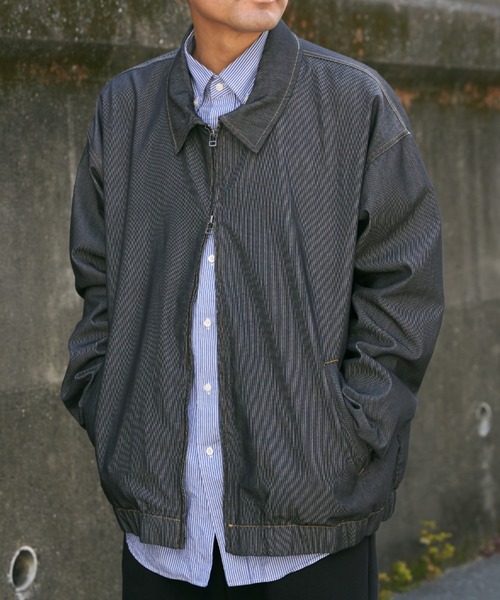 NO NEED（ノーニード）の「メッシュデニムブルゾン（ブルゾン・メンズ・ネイビー/ブラック/ブルー・M/L）」の20枚目の写真