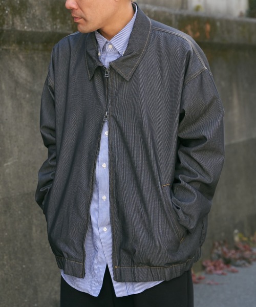 NO NEED（ノーニード）の「メッシュデニムブルゾン（ブルゾン・メンズ・ネイビー/ブラック/ブルー・M/L）」の22枚目の写真