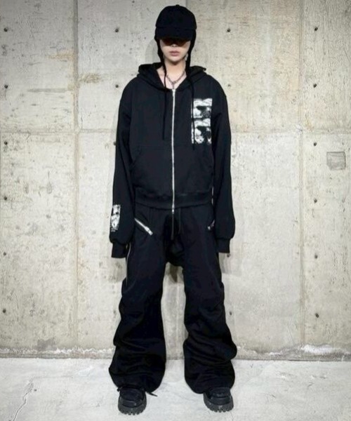 ROARINGRAD ♥ TAPE WASHED HOODIE ZIP-UP/追跡付 ROARINGRAD ♥ TAPE WASHED HOODIE ZIP-UP/追跡付 (パーカー